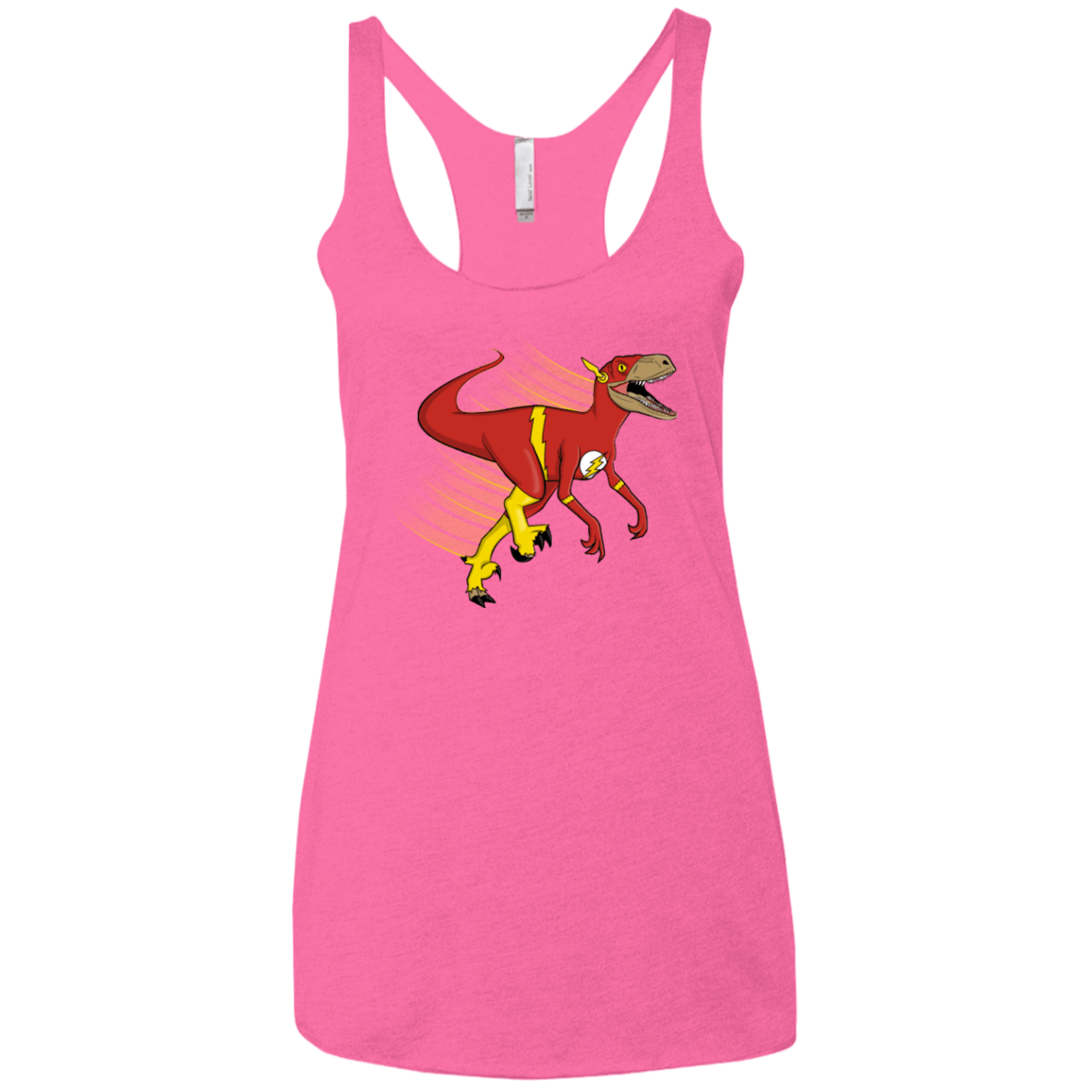 T-Shirts Vintage Pink / X-Small Flashtor Women's Triblend Racerback Tank