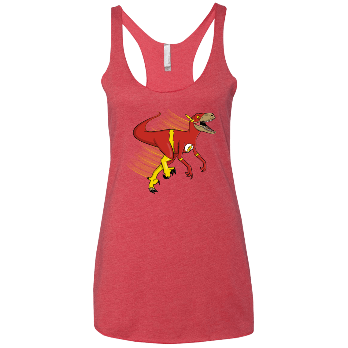 T-Shirts Vintage Red / X-Small Flashtor Women's Triblend Racerback Tank
