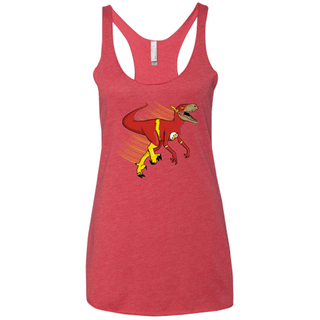 T-Shirts Vintage Red / X-Small Flashtor Women's Triblend Racerback Tank