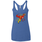 T-Shirts Vintage Royal / X-Small Flashtor Women's Triblend Racerback Tank