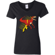 T-Shirts Black / S Flashtor Women's V-Neck T-Shirt