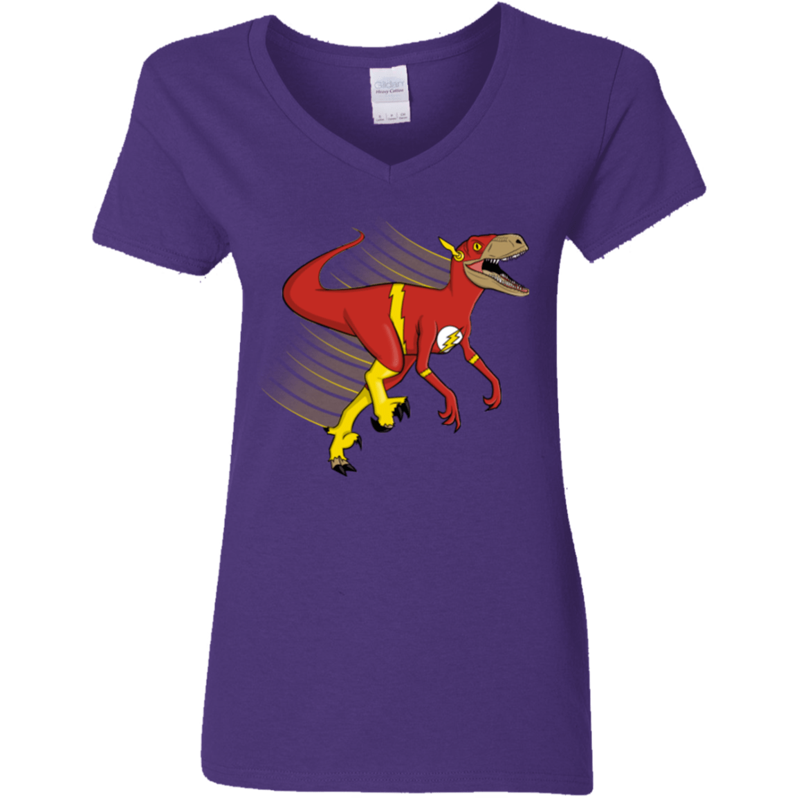 T-Shirts Purple / S Flashtor Women's V-Neck T-Shirt