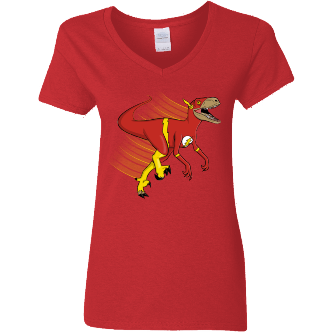 T-Shirts Red / S Flashtor Women's V-Neck T-Shirt