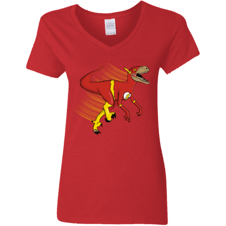 T-Shirts Red / S Flashtor Women's V-Neck T-Shirt