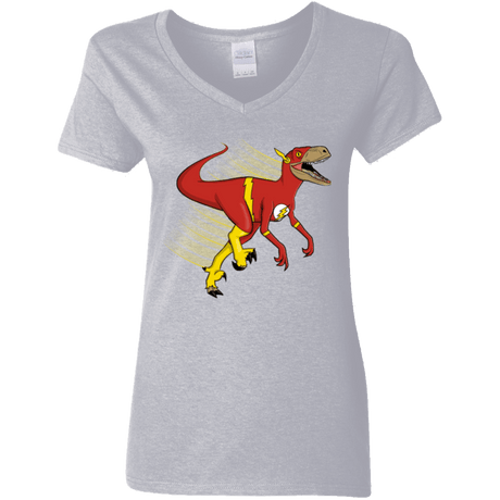 T-Shirts Sport Grey / S Flashtor Women's V-Neck T-Shirt