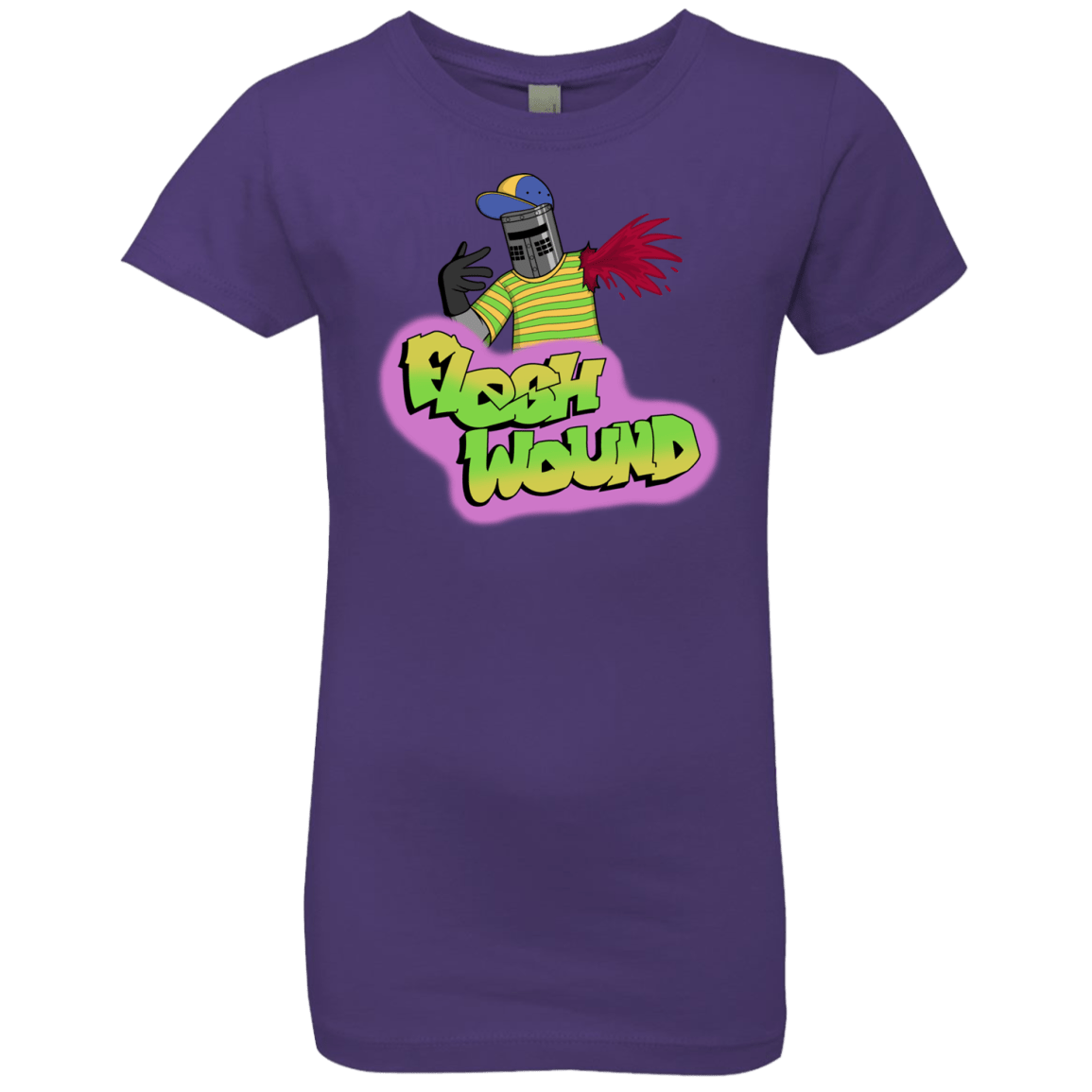 T-Shirts Purple Rush / YXS Flesh Wound Girls Premium T-Shirt