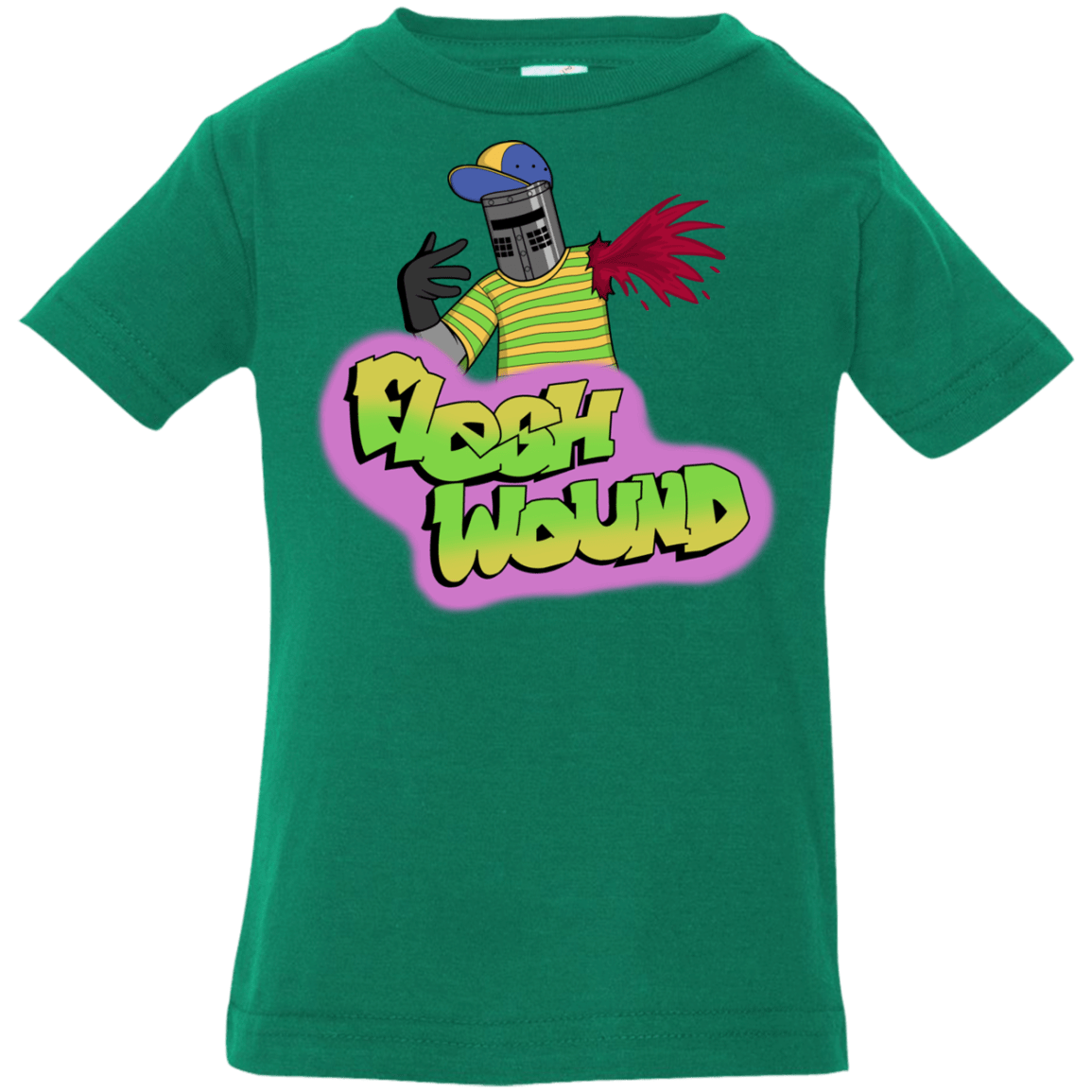 T-Shirts Kelly / 6 Months Flesh Wound Infant Premium T-Shirt