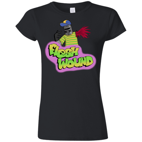 T-Shirts Black / S Flesh Wound Junior Slimmer-Fit T-Shirt