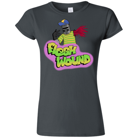 T-Shirts Charcoal / S Flesh Wound Junior Slimmer-Fit T-Shirt