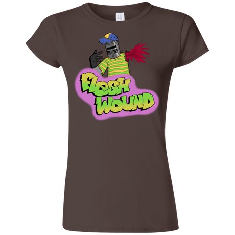 T-Shirts Dark Chocolate / S Flesh Wound Junior Slimmer-Fit T-Shirt