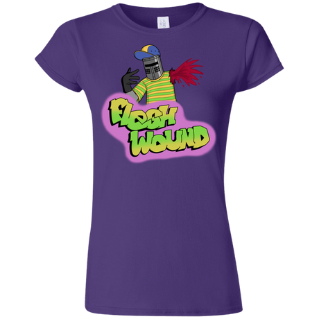 T-Shirts Purple / S Flesh Wound Junior Slimmer-Fit T-Shirt