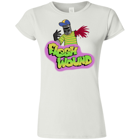 T-Shirts White / S Flesh Wound Junior Slimmer-Fit T-Shirt