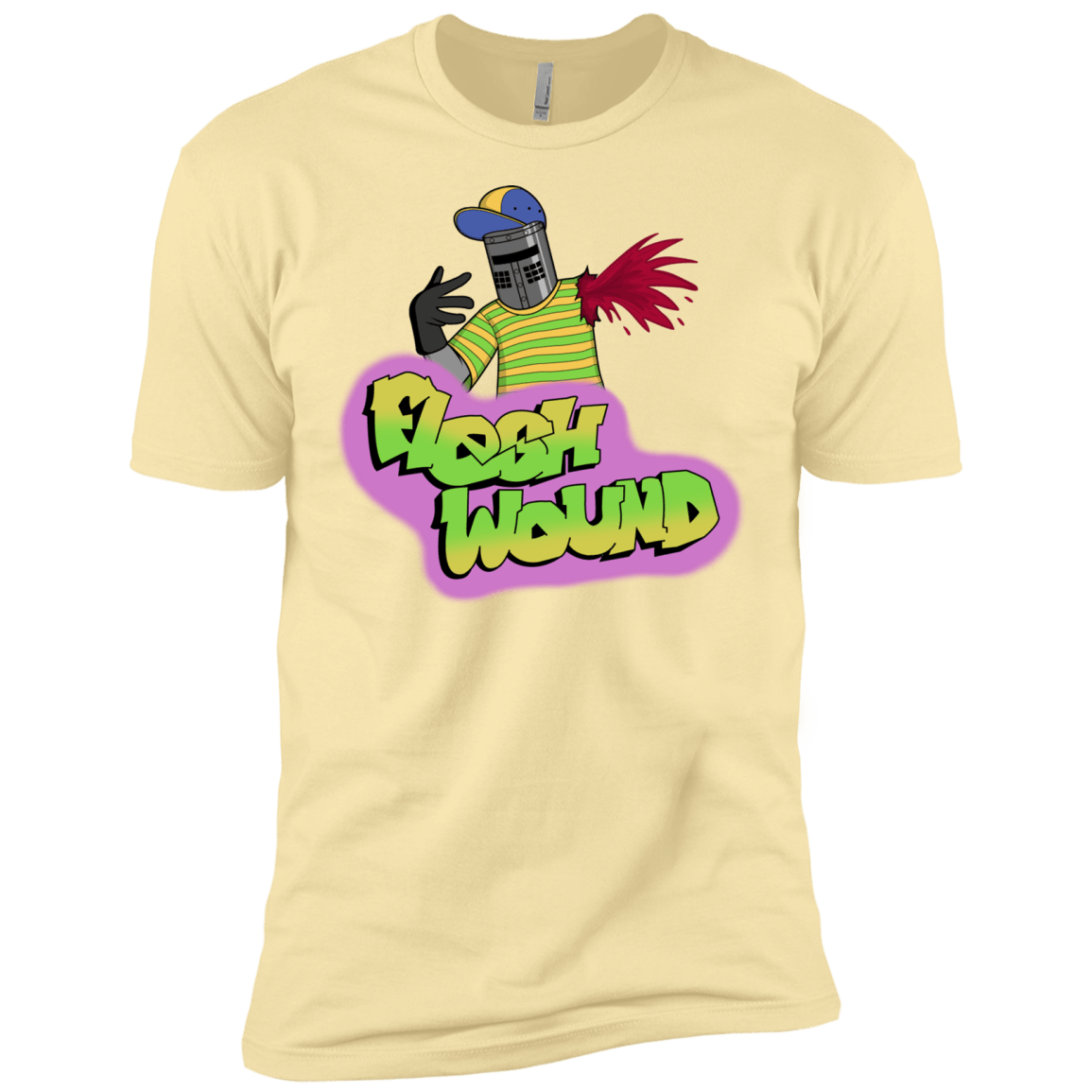 T-Shirts Banana Cream / X-Small Flesh Wound Men's Premium T-Shirt