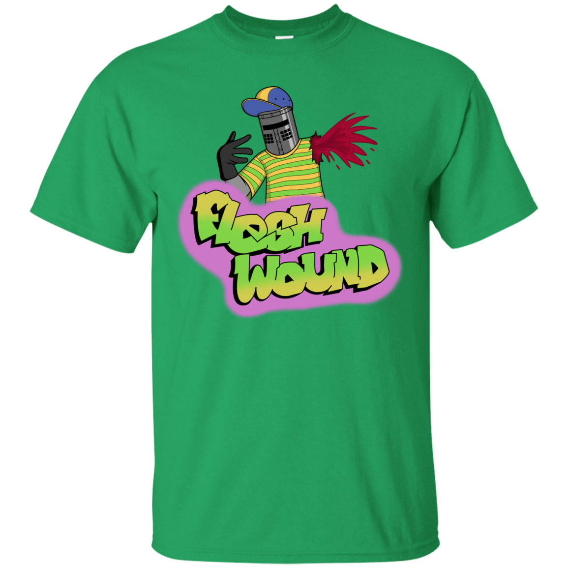 T-Shirts Irish Green / S Flesh Wound T-Shirt