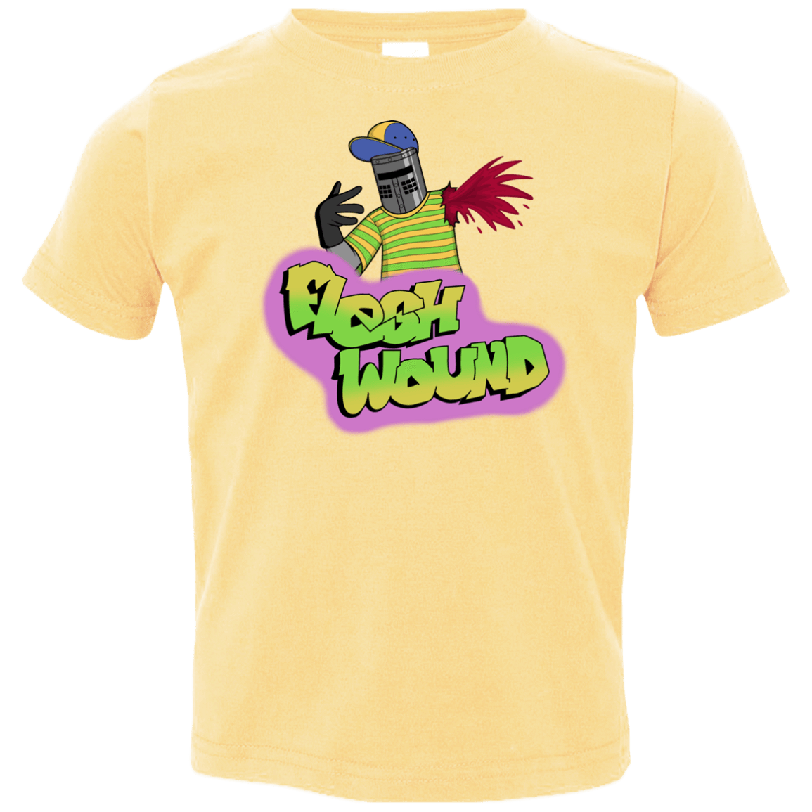 T-Shirts Butter / 2T Flesh Wound Toddler Premium T-Shirt