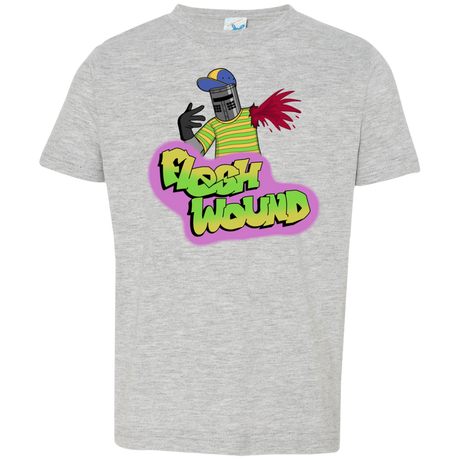 T-Shirts Heather Grey / 2T Flesh Wound Toddler Premium T-Shirt