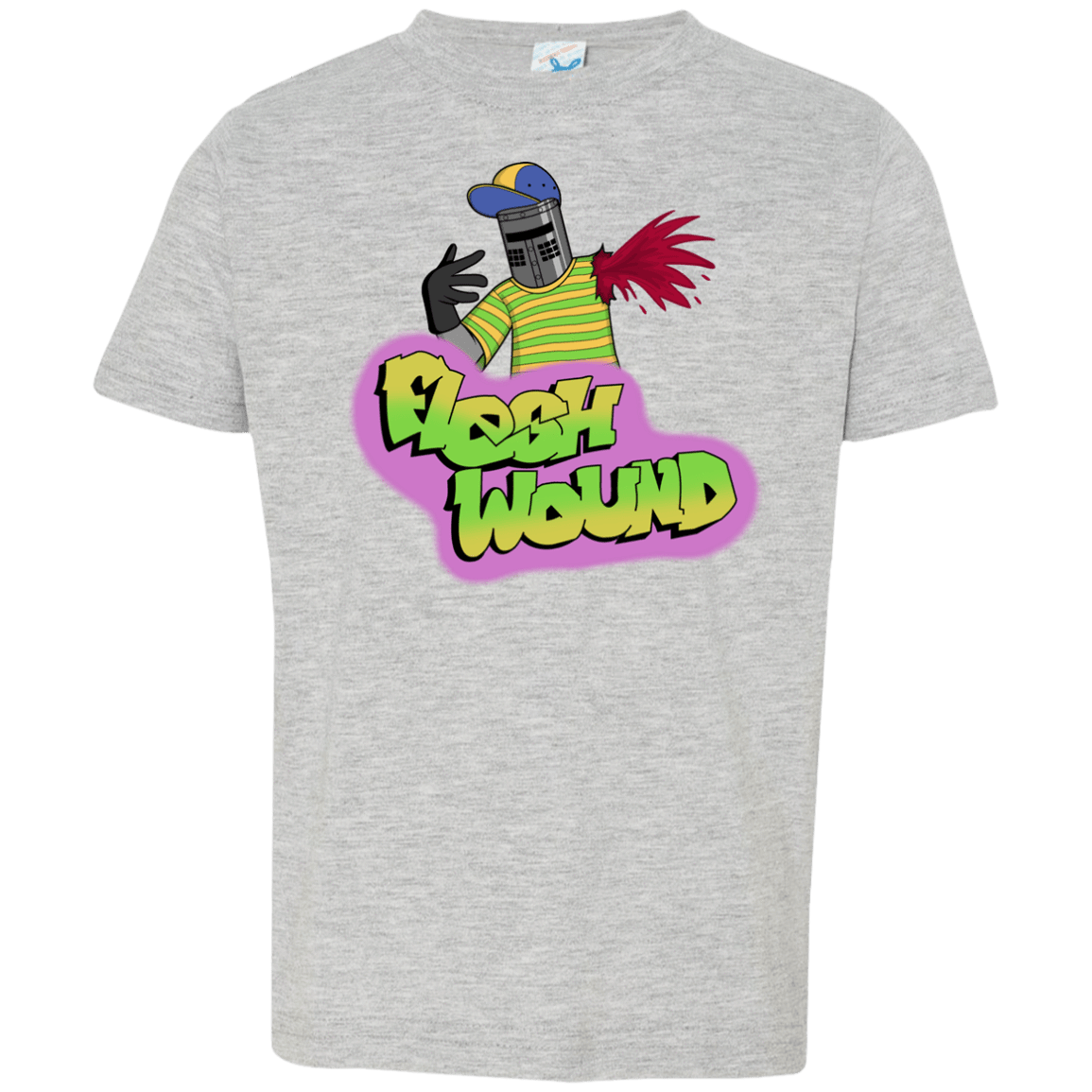 T-Shirts Heather Grey / 2T Flesh Wound Toddler Premium T-Shirt