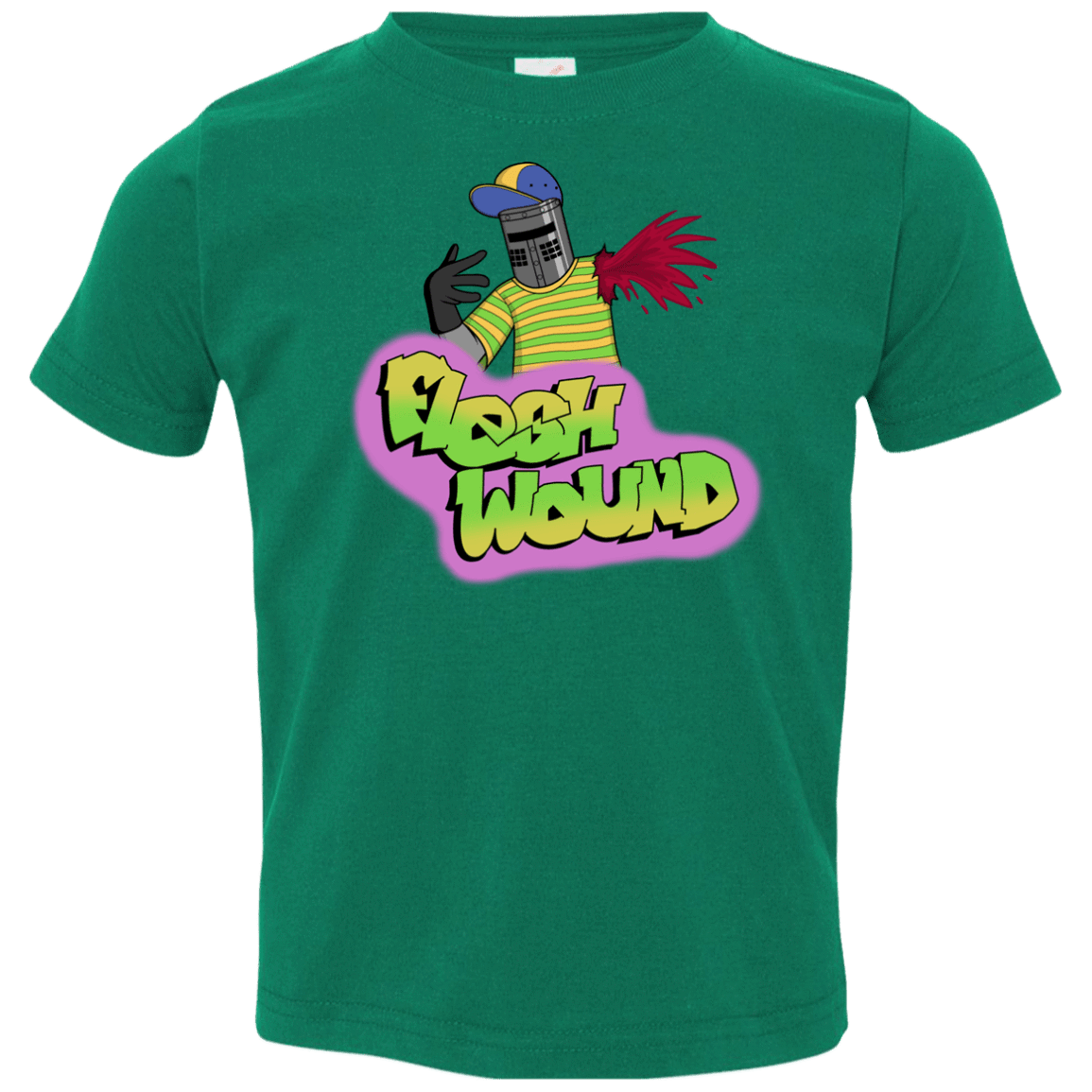 T-Shirts Kelly / 2T Flesh Wound Toddler Premium T-Shirt