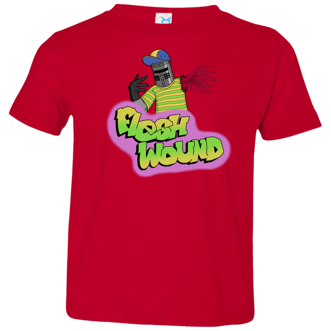 T-Shirts Red / 2T Flesh Wound Toddler Premium T-Shirt