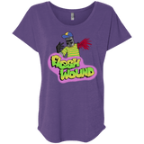 T-Shirts Purple Rush / X-Small Flesh Wound Triblend Dolman Sleeve