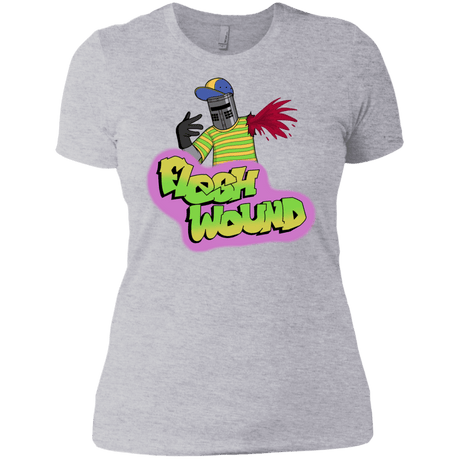 T-Shirts Heather Grey / X-Small Flesh Wound Women's Premium T-Shirt