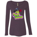 T-Shirts Vintage Purple / S Flesh Wound Women's Triblend Long Sleeve Shirt