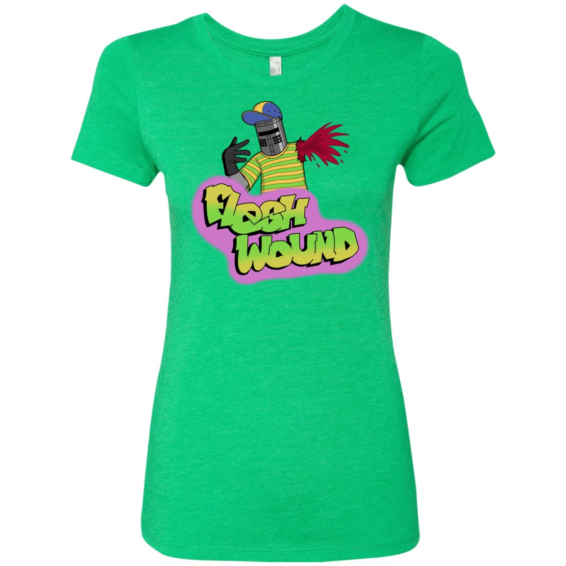 T-Shirts Envy / S Flesh Wound Women's Triblend T-Shirt