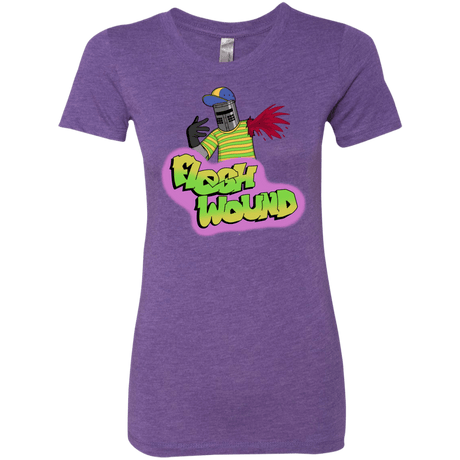 T-Shirts Purple Rush / S Flesh Wound Women's Triblend T-Shirt