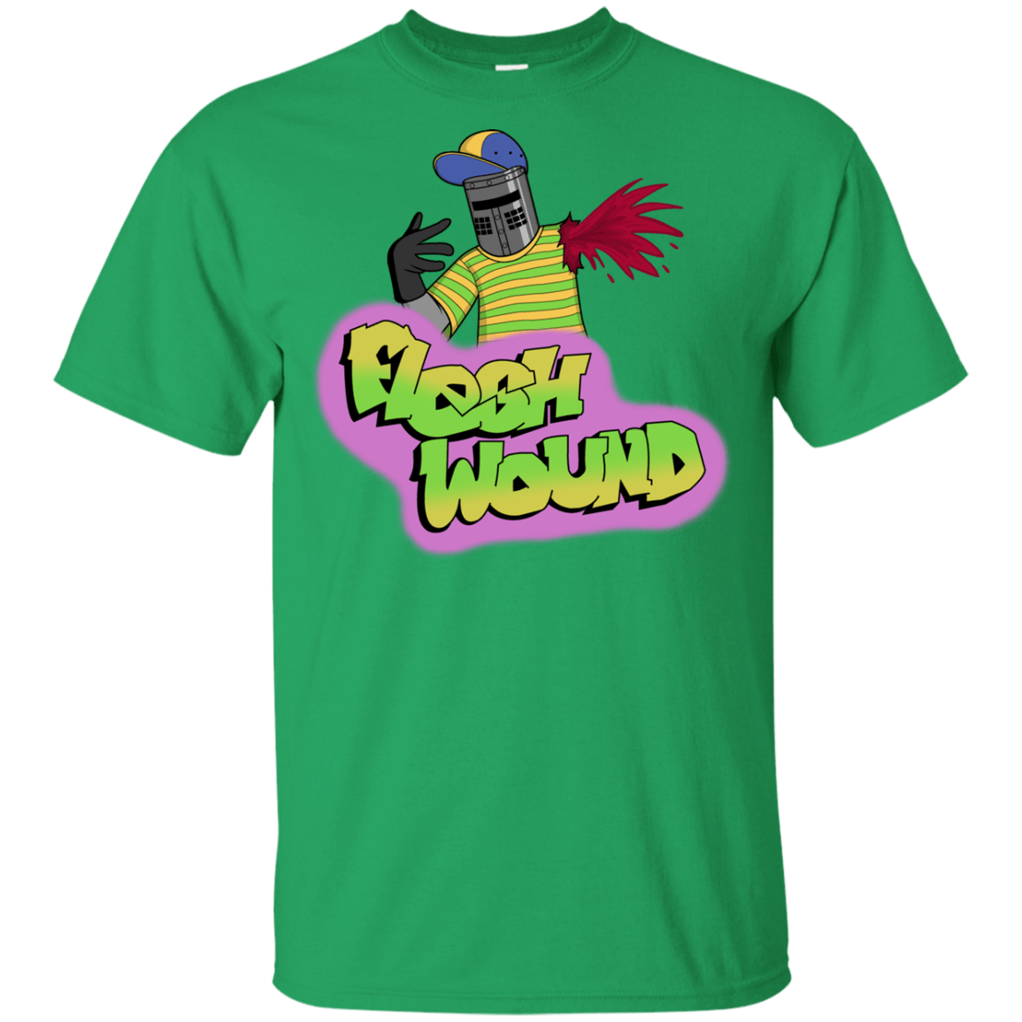 T-Shirts Irish Green / YXS Flesh Wound Youth T-Shirt