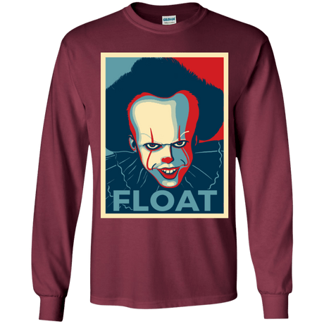 T-Shirts Maroon / YS FLOAT Youth Long Sleeve T-Shirt