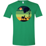 T-Shirts Heather Irish Green / S Florest Men's Semi-Fitted Softstyle