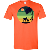 T-Shirts Orange / S Florest Men's Semi-Fitted Softstyle