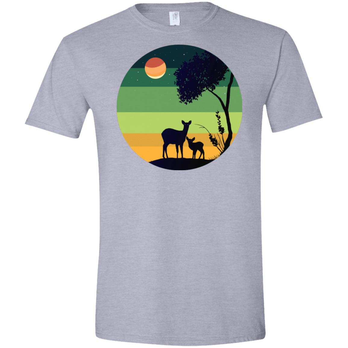 T-Shirts Sport Grey / X-Small Florest Men's Semi-Fitted Softstyle