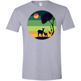 T-Shirts Sport Grey / X-Small Florest Men's Semi-Fitted Softstyle