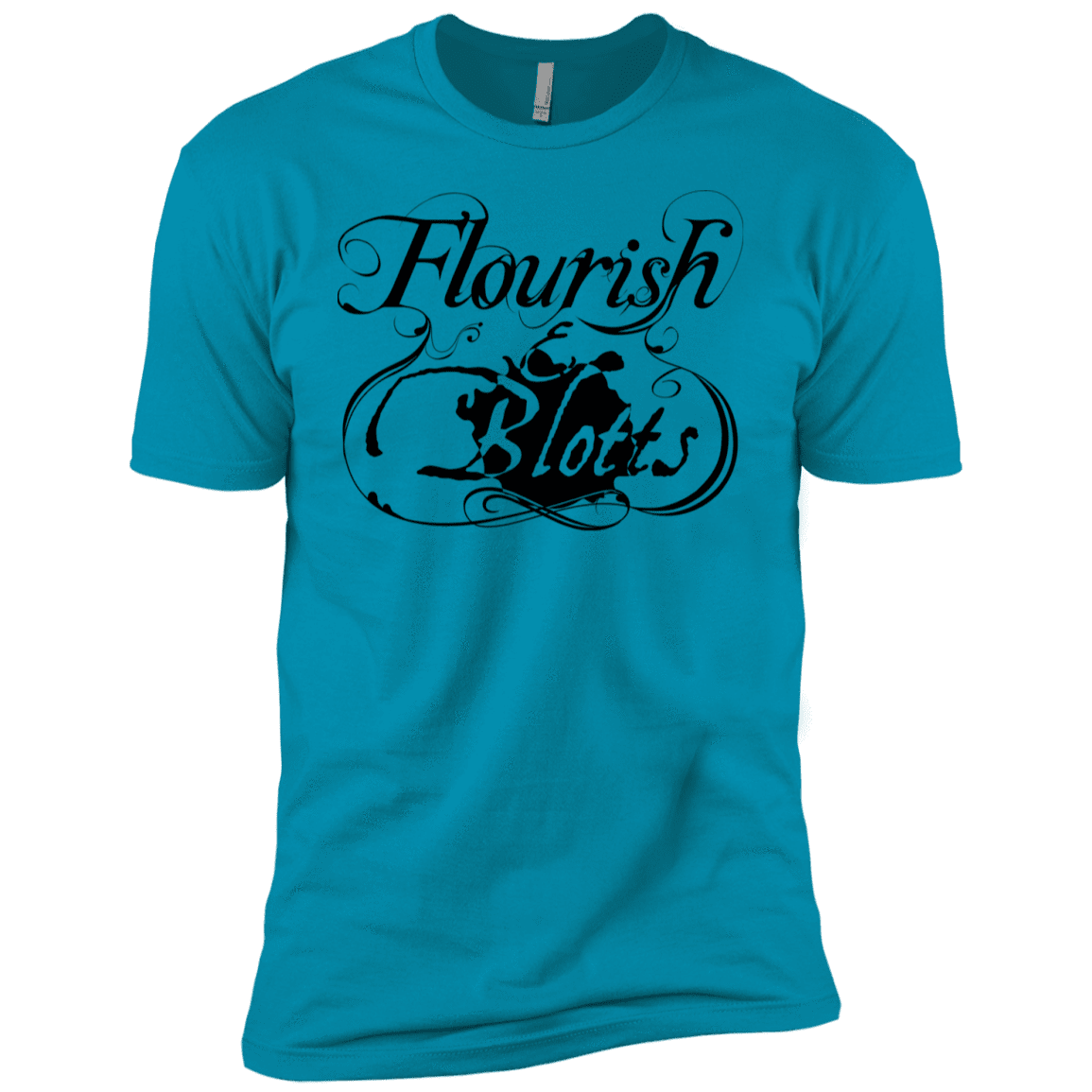 T-Shirts Turquoise / YXS Flourish and Blotts of Diagon Alley Boys Premium T-Shirt
