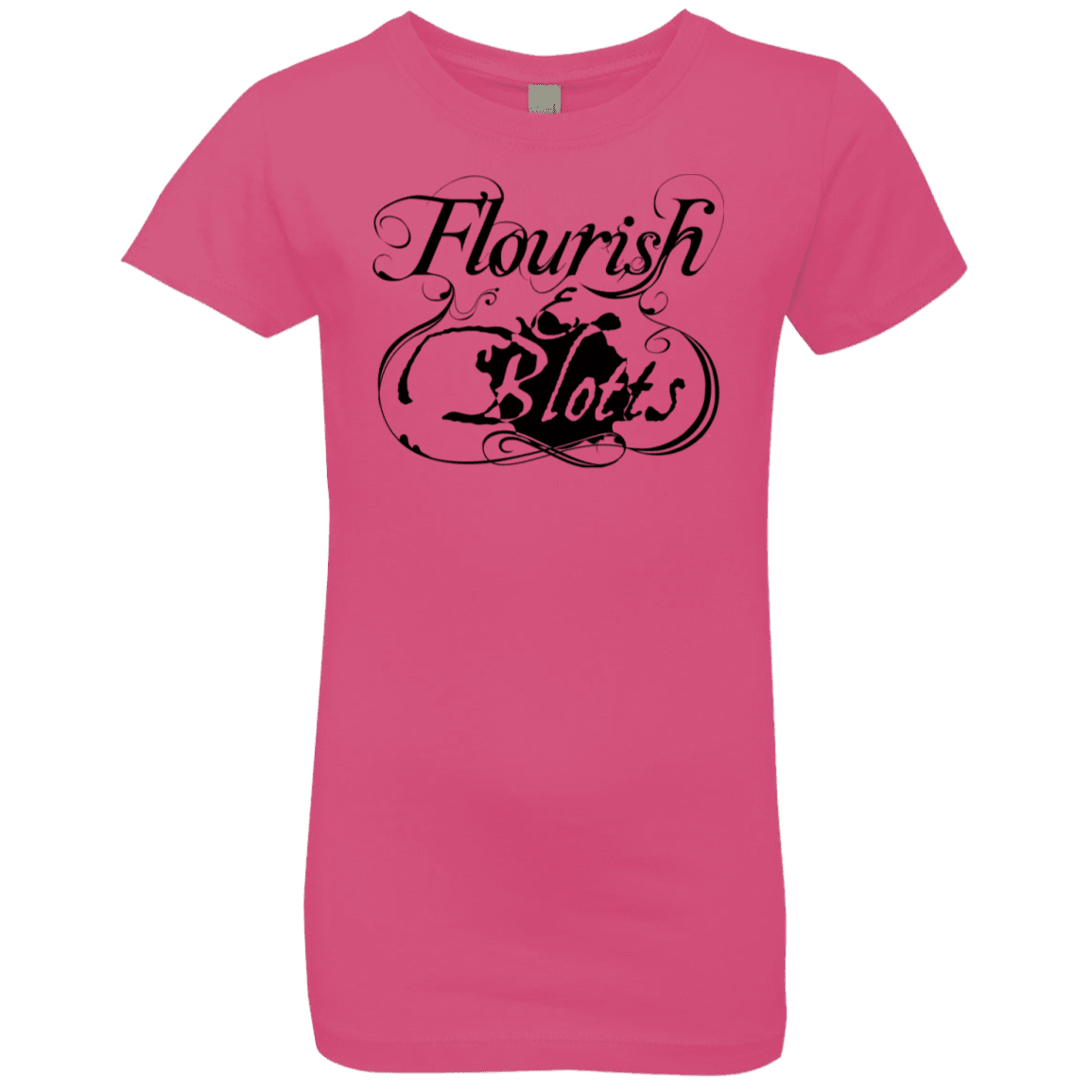 T-Shirts Hot Pink / YXS Flourish and Blotts of Diagon Alley Girls Premium T-Shirt