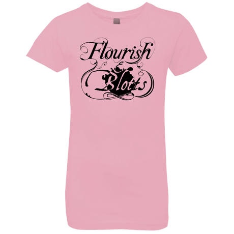 T-Shirts Light Pink / YXS Flourish and Blotts of Diagon Alley Girls Premium T-Shirt