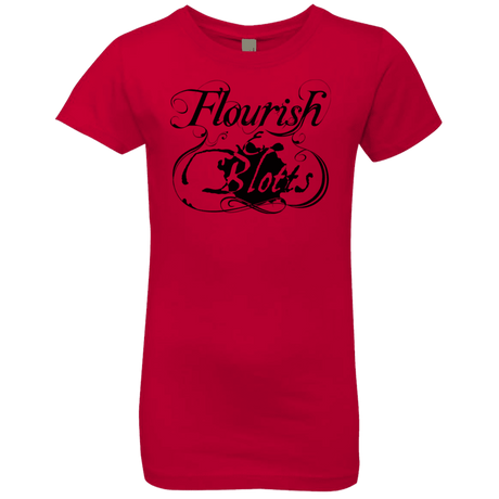 T-Shirts Red / YXS Flourish and Blotts of Diagon Alley Girls Premium T-Shirt