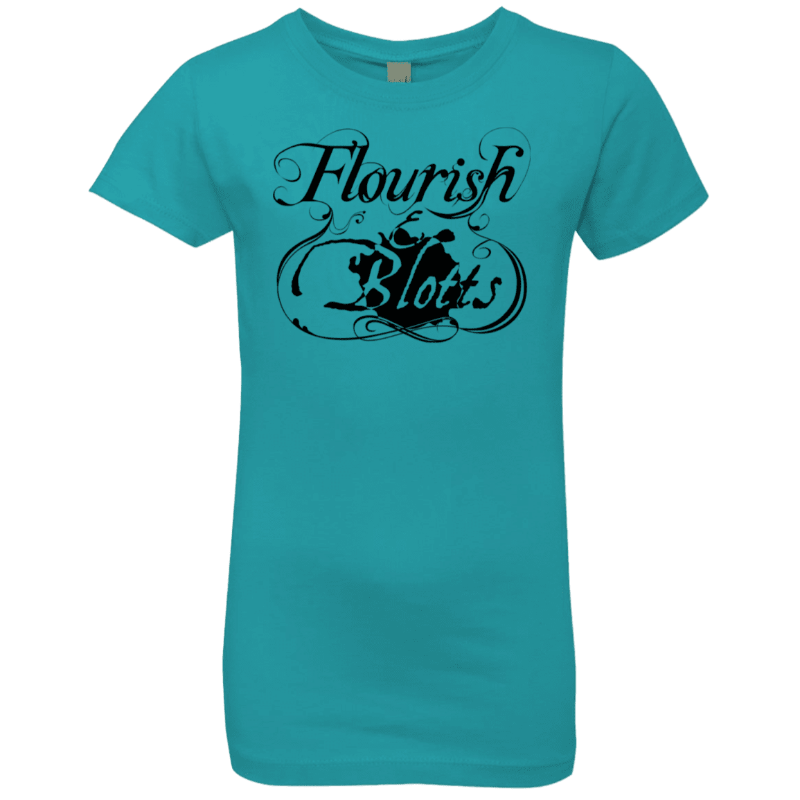 T-Shirts Tahiti Blue / YXS Flourish and Blotts of Diagon Alley Girls Premium T-Shirt