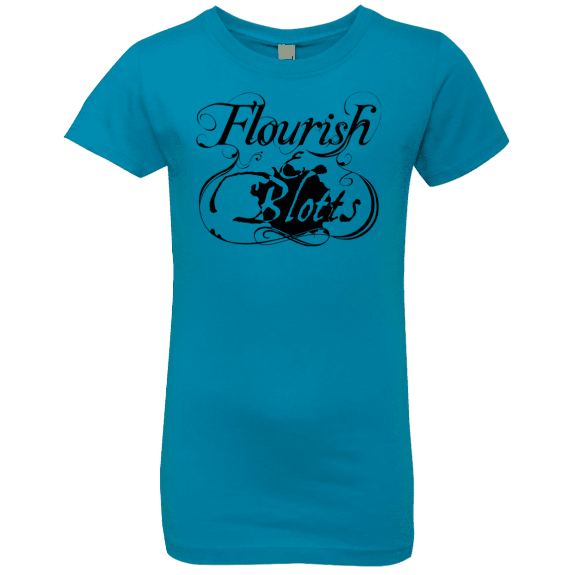 T-Shirts Turquoise / YXS Flourish and Blotts of Diagon Alley Girls Premium T-Shirt