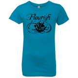 T-Shirts Turquoise / YXS Flourish and Blotts of Diagon Alley Girls Premium T-Shirt