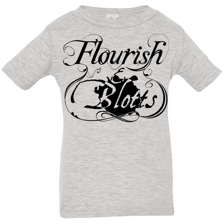T-Shirts Heather Grey / 6 Months Flourish and Blotts of Diagon Alley Infant Premium T-Shirt
