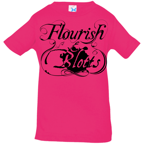 T-Shirts Hot Pink / 6 Months Flourish and Blotts of Diagon Alley Infant Premium T-Shirt