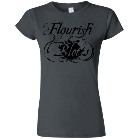 T-Shirts Charcoal / S Flourish and Blotts of Diagon Alley Junior Slimmer-Fit T-Shirt