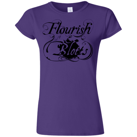 T-Shirts Purple / S Flourish and Blotts of Diagon Alley Junior Slimmer-Fit T-Shirt