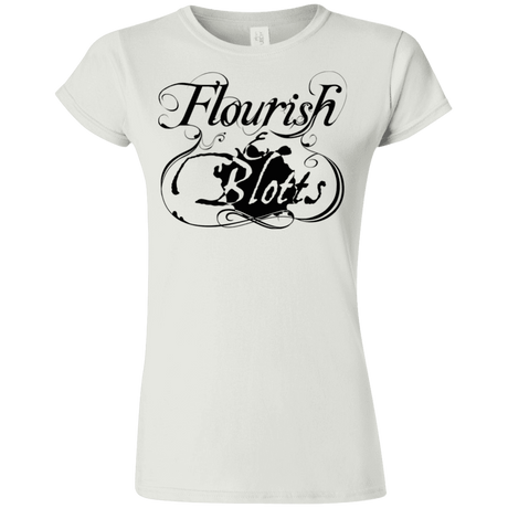 T-Shirts White / S Flourish and Blotts of Diagon Alley Junior Slimmer-Fit T-Shirt