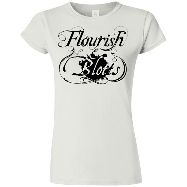 T-Shirts White / S Flourish and Blotts of Diagon Alley Junior Slimmer-Fit T-Shirt