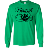 T-Shirts Irish Green / S Flourish and Blotts of Diagon Alley Men's Long Sleeve T-Shirt