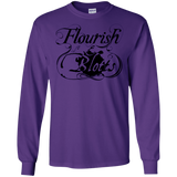 T-Shirts Purple / S Flourish and Blotts of Diagon Alley Men's Long Sleeve T-Shirt