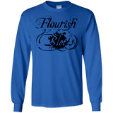 T-Shirts Royal / S Flourish and Blotts of Diagon Alley Men's Long Sleeve T-Shirt